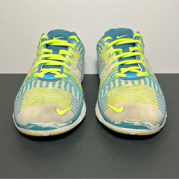 Womens NIKE Free 5.0 TR Fit 3 Aqua Blue Athletic Shoes / Size 7 - Picture 2 of 8